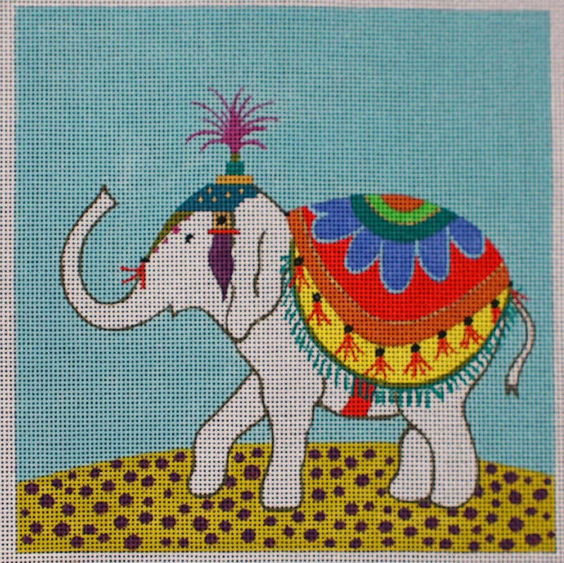 "Whimsy Elephant Canvas"