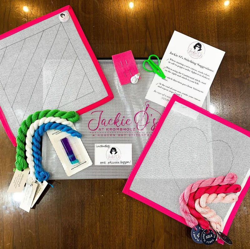 "Jackie O's Needlepoint Beginner Kit"